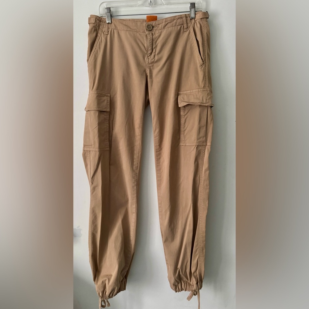 Tory Burch cotton/spandex Tan Cargo Pants size 28
